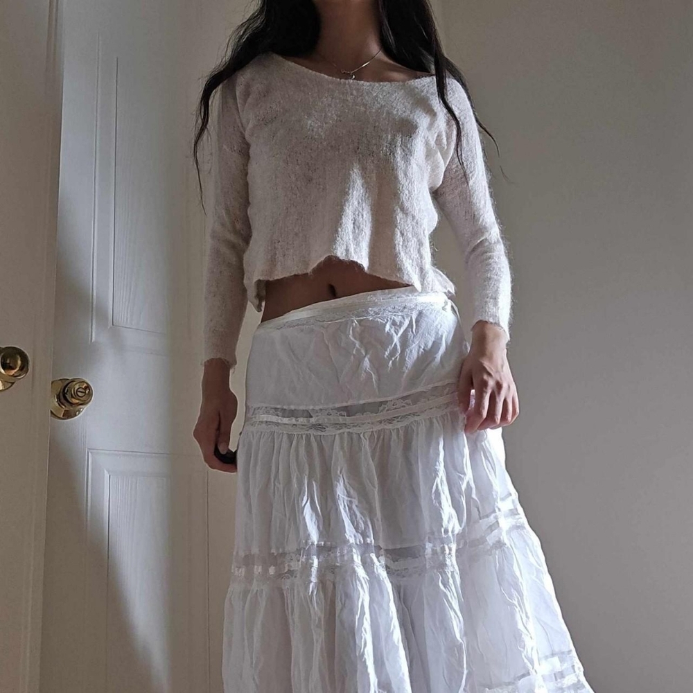 Mohair Crop Sweater